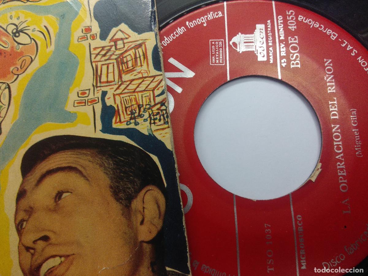 Discos de vinilo: GILA/UN PISO TRANQUILO/LA OPERACION DEL RI&Ntilde;ON/SINGLE. - Foto 2