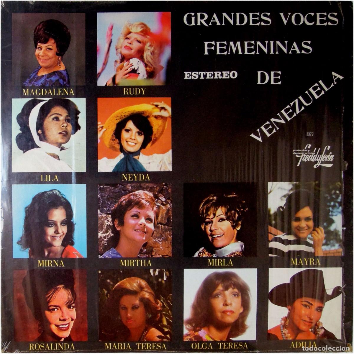 Discos de vinilo: VVAA - Grandes Voces Femeninas de Venezuela - LP comp. Venezuela - Saviluz 3379 - EX/VG+