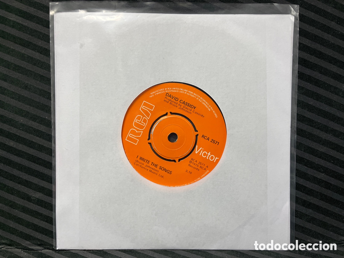 Discos de vinilo: David Cassidy - I Write The Songs (7&rdquo;, Single) - Foto 1