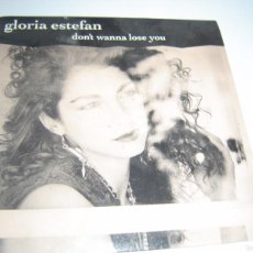 Discos de vinilo: SINGLE PROMO GLORIA ESTEFAN. DON'T WANNA LOSE YOU. EPIC 1989 SPAIN (SEMINUEVO)