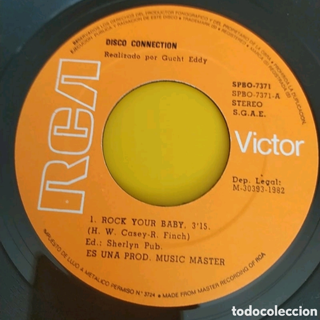 Discos de vinilo: Single Disco Connection. Rock Your Baby - Foto 2