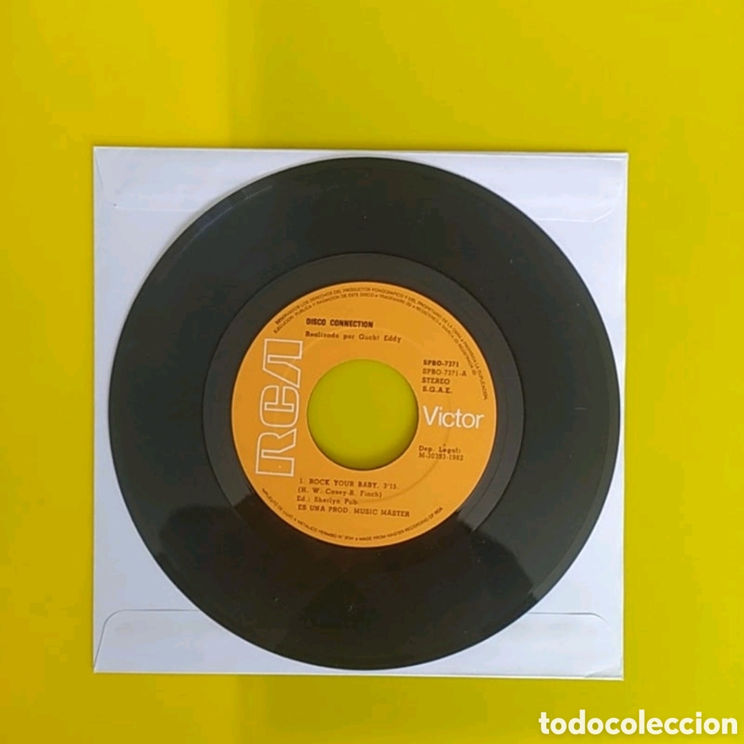 Discos de vinilo: Single Disco Connection. Rock Your Baby - Foto 1