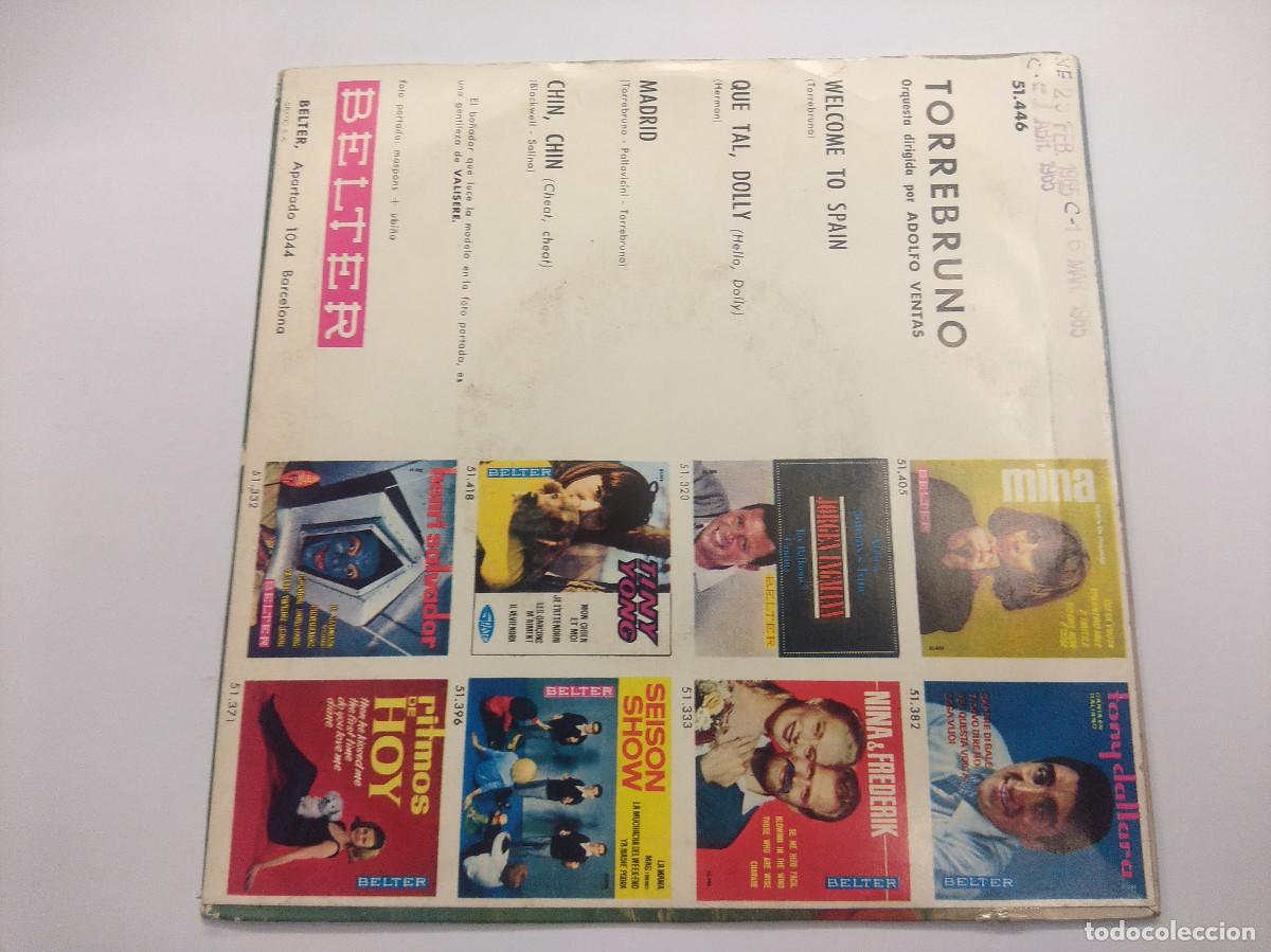 Discos de vinilo: TORREBRUNO/WELCOME TO SPAIN/SINGLE. - Foto 3