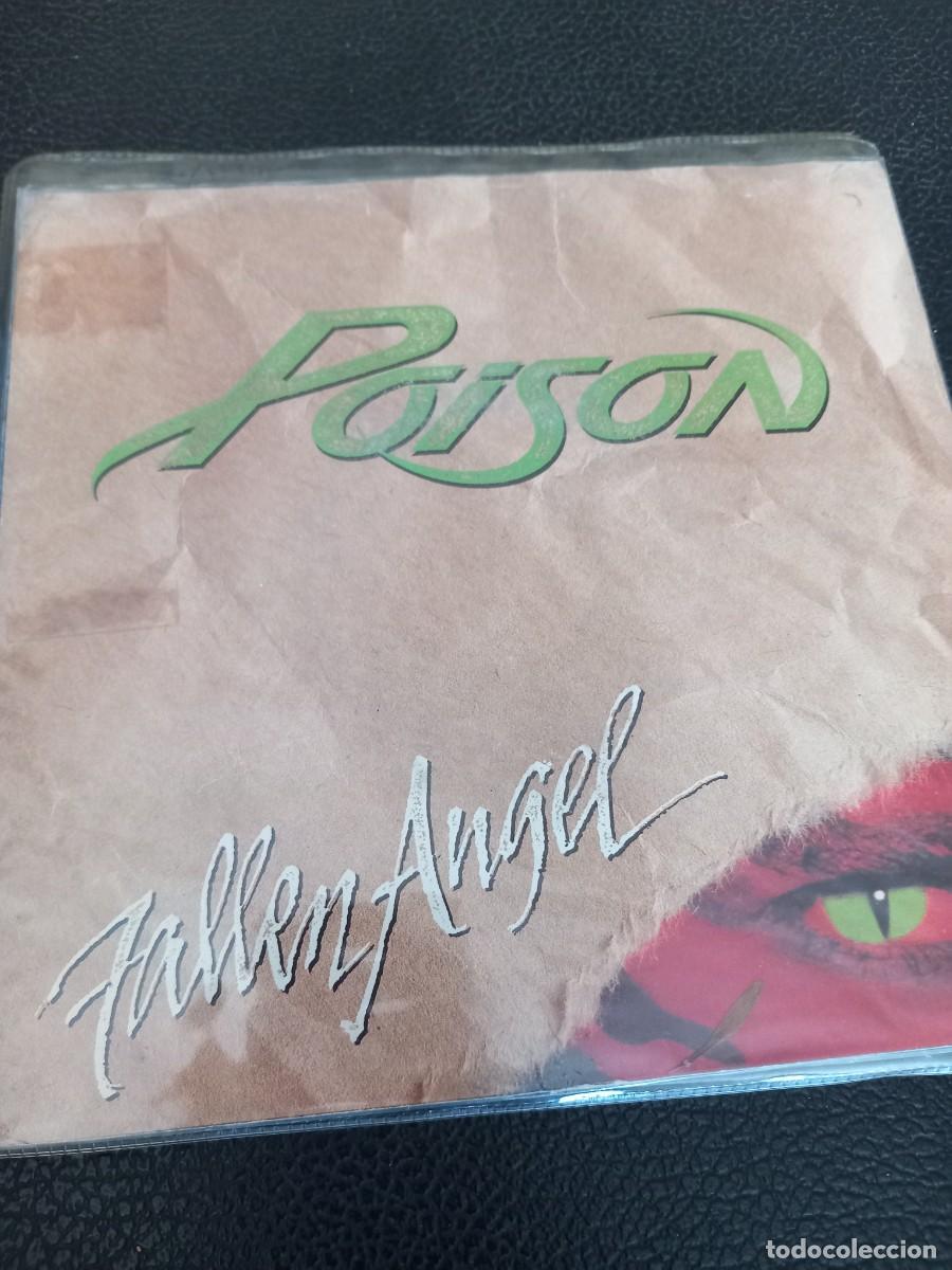 Discos de vinilo: Poison &ndash; Fallen Angel - simple 7 pulgadas - Foto 1