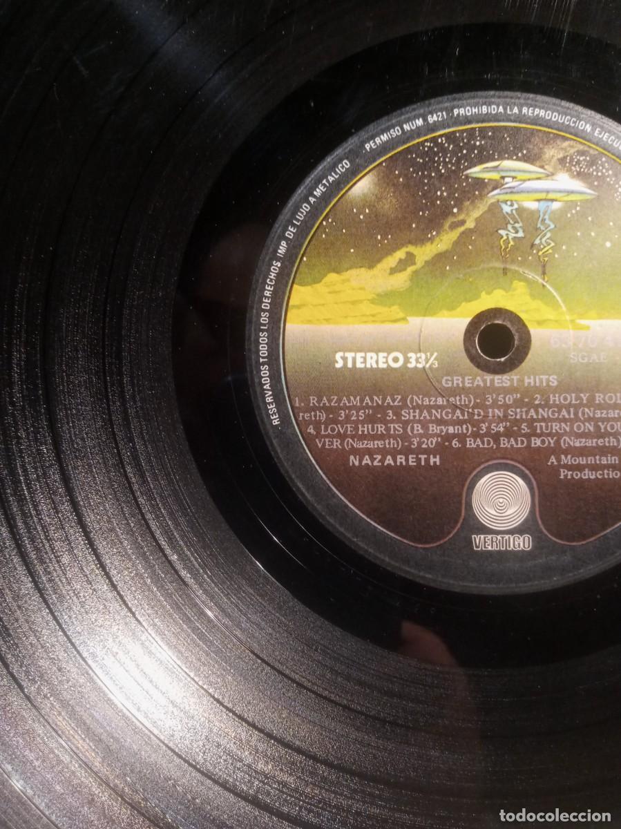 Discos de vinilo: NAZARETH - GREATEST HITS. - Foto 2
