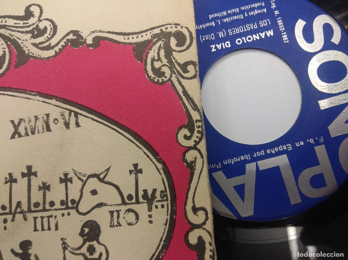 Discos de vinilo: NAVIDAD CON MANOLO DIAZ/SINGLE. - Foto 2