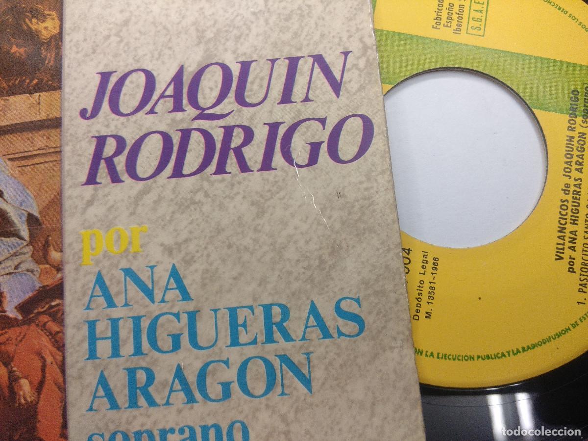 Discos de vinilo: VILLANCICOS/JOAQUIN RODRIGO/SINGLE. - Foto 2
