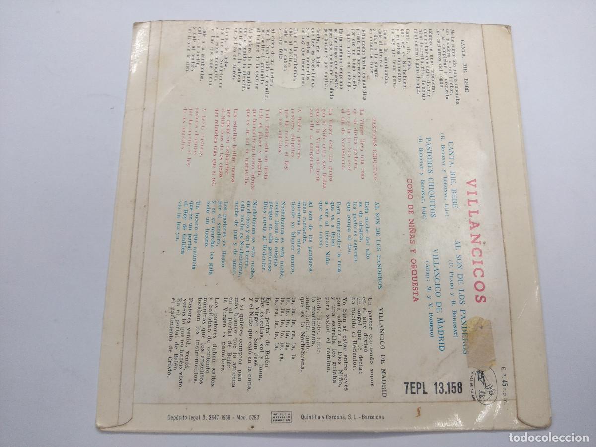 Discos de vinilo: VILLANCICOS/CANTA,RIE,BEBE/SINGLE. - Foto 3