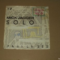 Discos de vinilo: MICK JAGGER SINGLE JUST ANOTHER NIGHT ESPECIAL CADENA SER. PROMOCIONAL. MUY RARO. Lote 379594334
