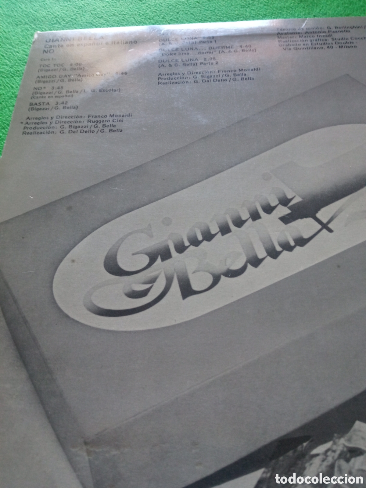 Discos de vinilo: Gianni Bella - No Vinilo Lp - Foto 2