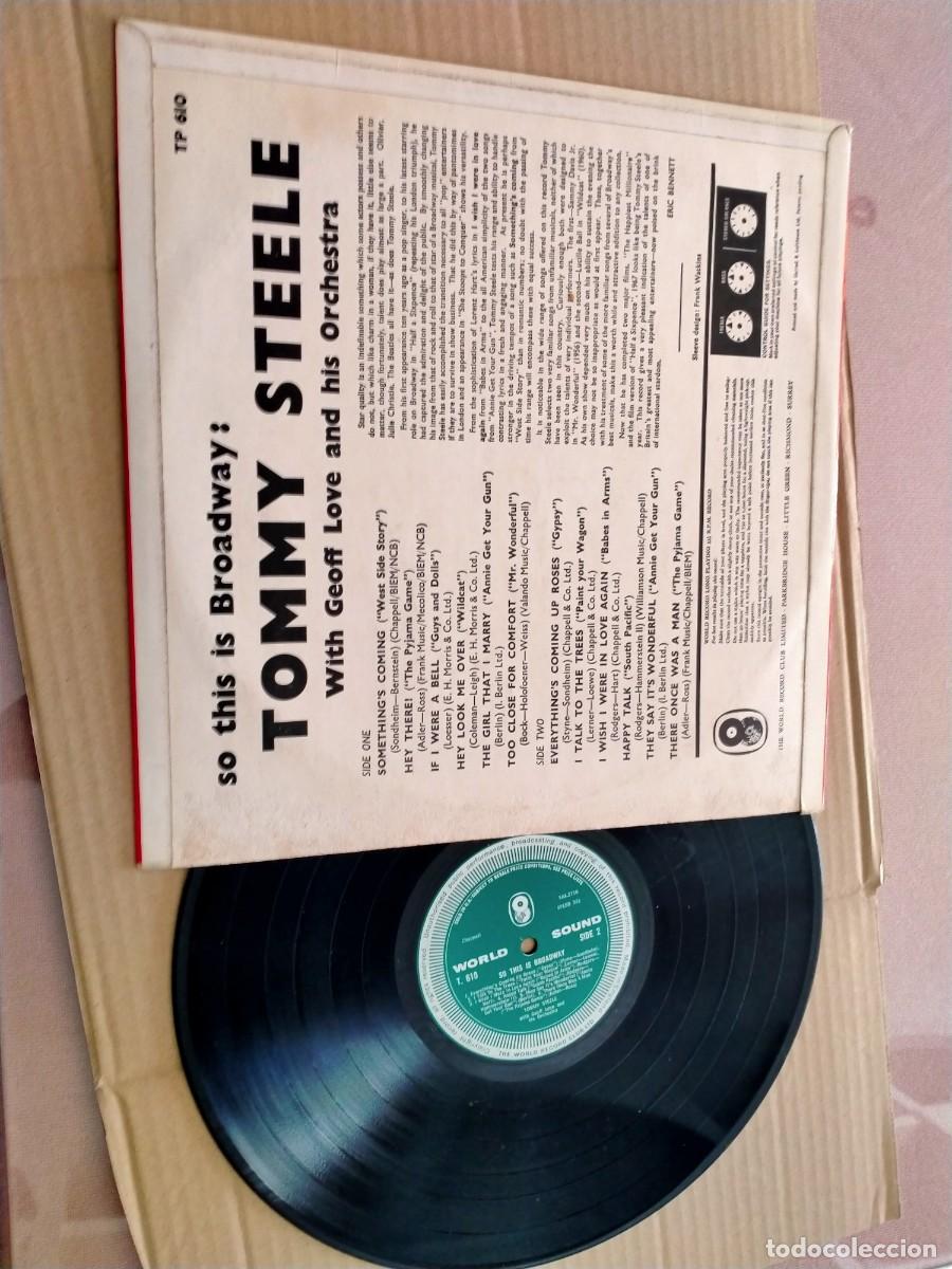 Discos de vinilo: vinilo lp de tommy steele - Foto 2