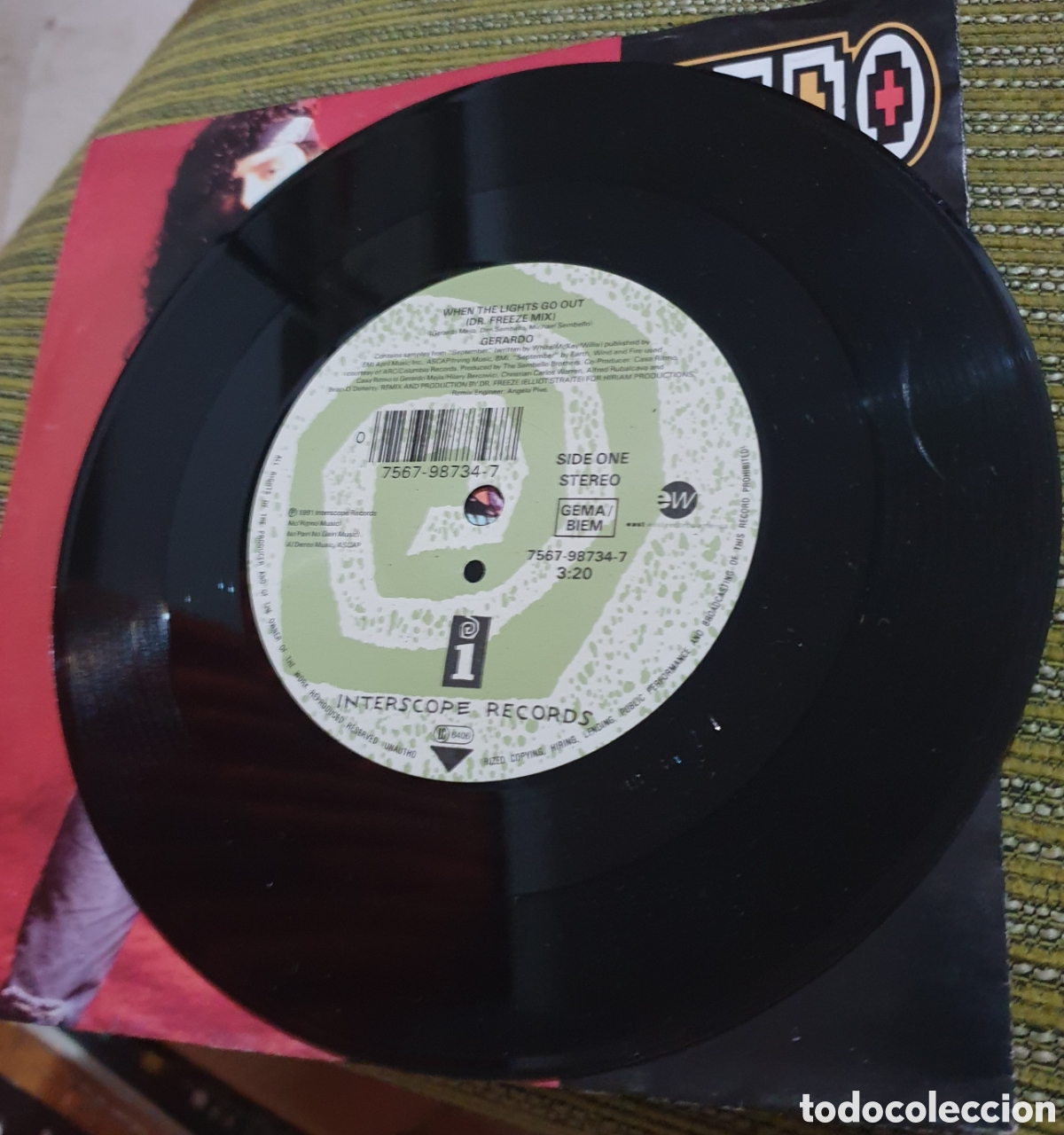 Discos de vinilo: Gerardo - when the lights go out - Foto 2