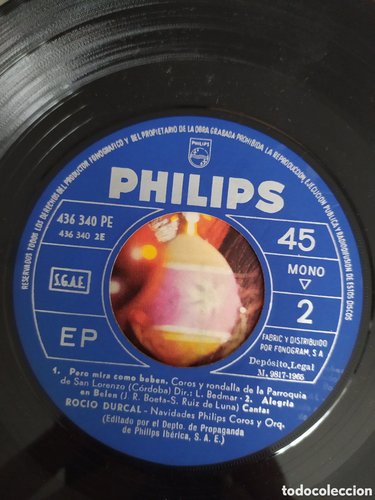 Discos de vinilo: Ep Navidades Philips Con Rocio Durcal - Foto 5