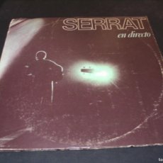 Discos de vinilo: JOAN MANUEL SERRAT DOBLE LP EN DIRECTO ORIGINAL VENEZUELA 1985 DESPLEGABLE