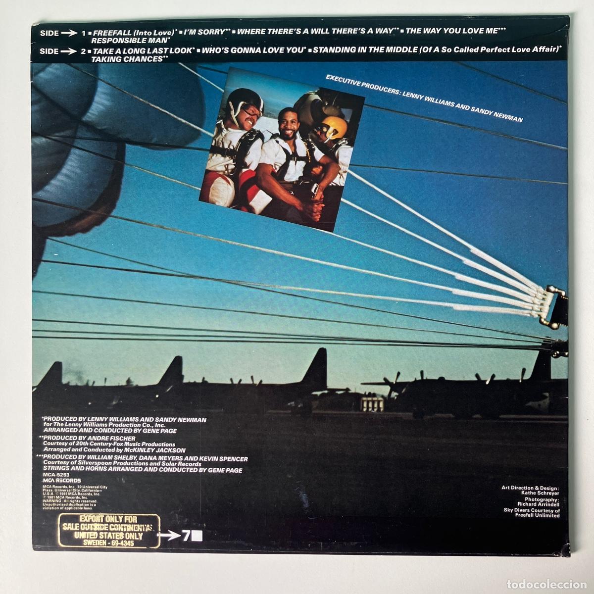 Discos de vinilo: Lenny Williams &lrm;&ndash; Taking Chances, US 1981 MCA - Foto 2
