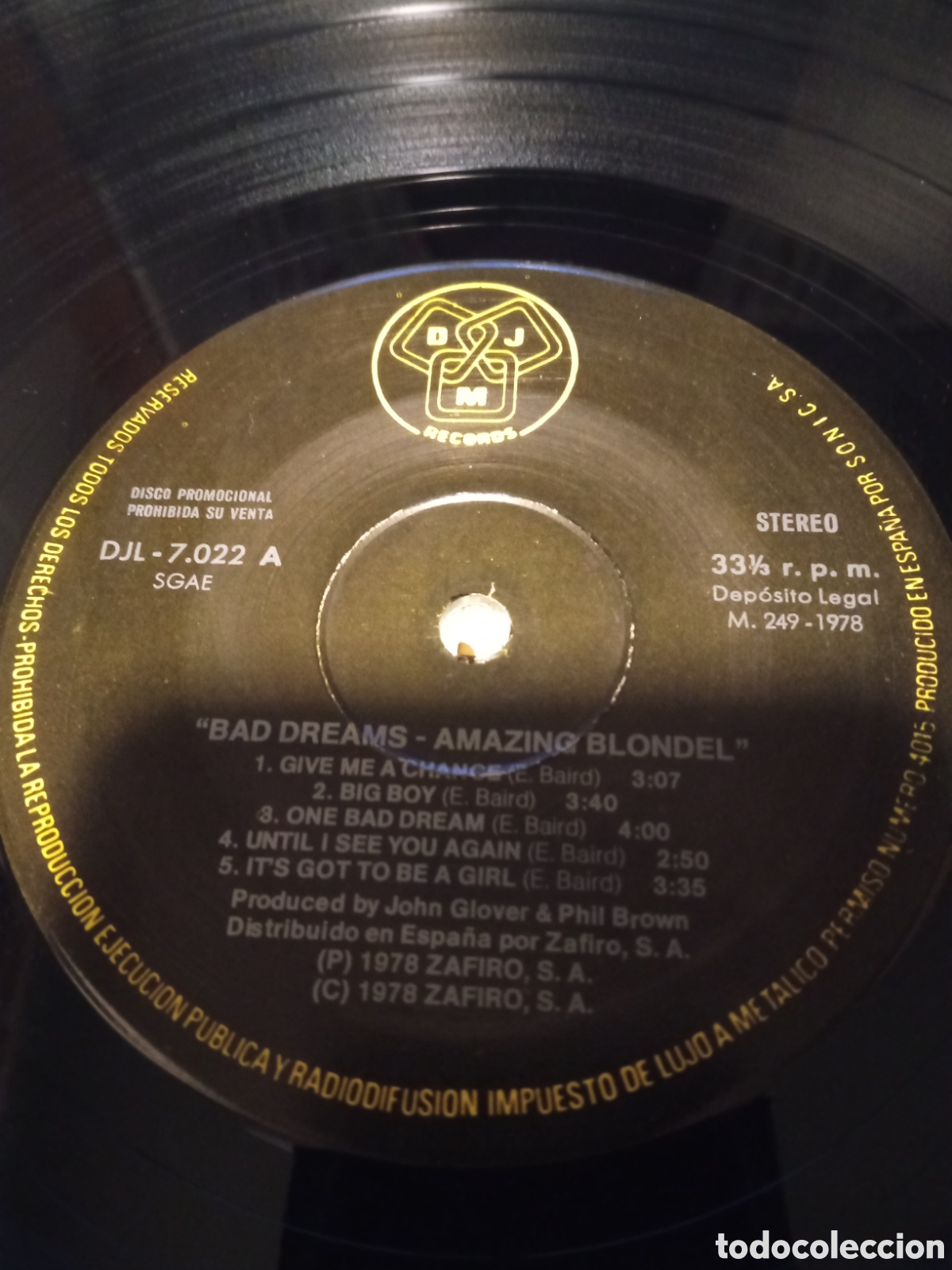 Discos de vinilo: Amazing Blondel - Bad Dreams Vinilo Lp - Foto 3