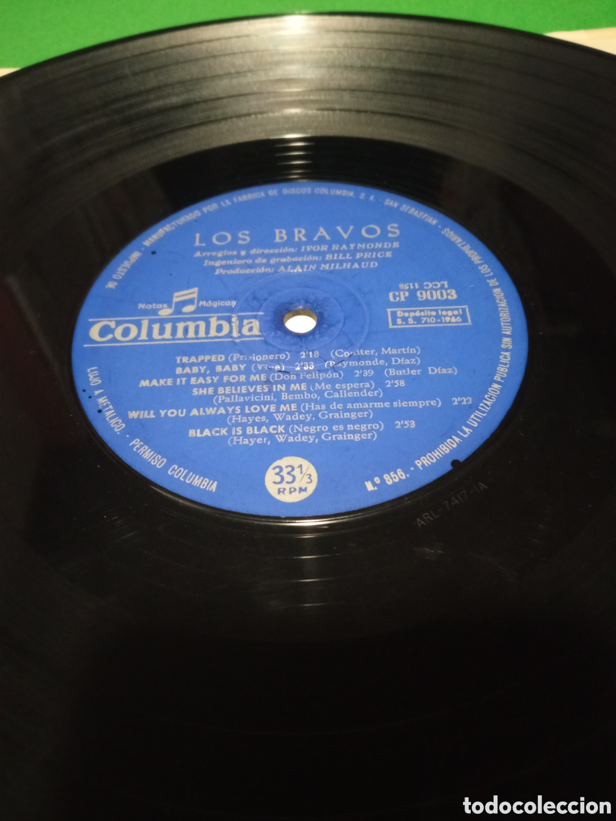 Discos de vinilo: Los Bravos - Same Edici&oacute;n original - Foto 3