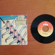 Discos de vinilo: SINGLE DE VINILO DE NINA HAGEN- NEW YORK,NEW YORK- WAS ES IST- SIN COMPROBAR- 1983