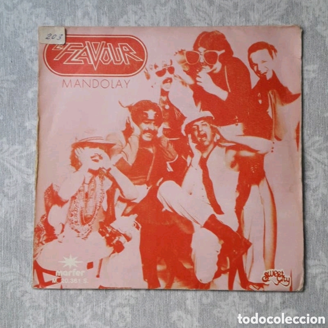 Discos de vinilo: Single La Flavour.&nbsp;Mandolay - Foto 1