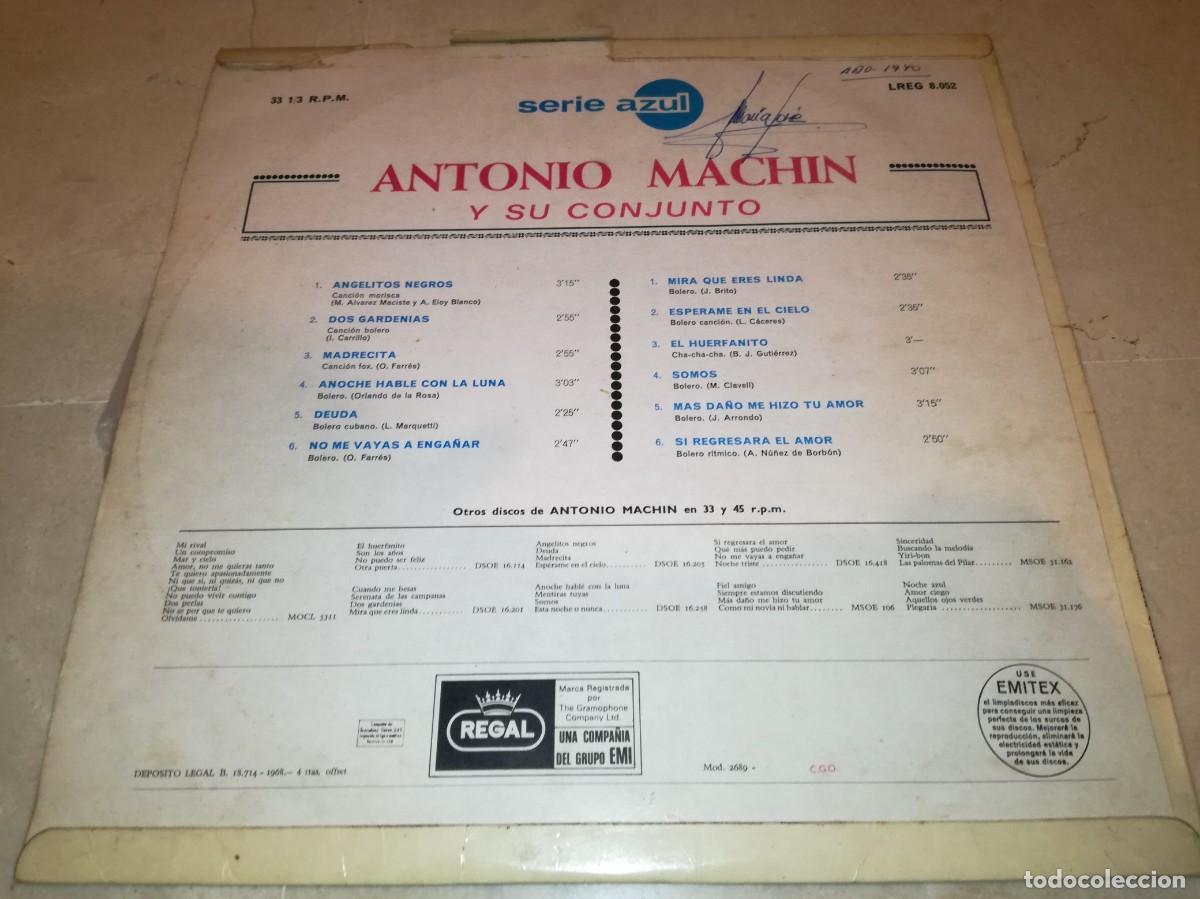Discos de vinilo: ANTONIO MACHIN-ORIGINAL A&Ntilde;O 1968 - Foto 2
