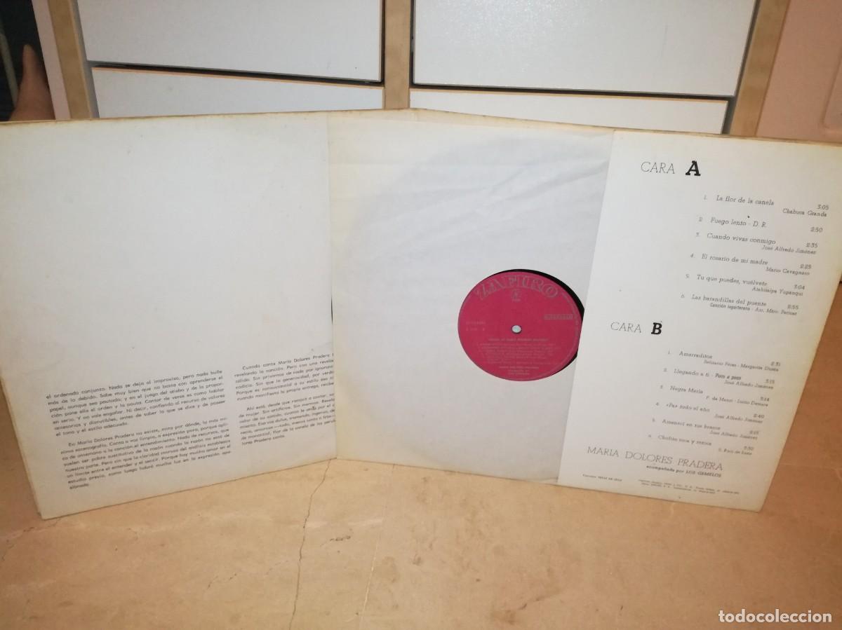 Discos de vinilo: EXITOS DE MARIA DOLORES PRADERA-ORIGINAL A&Ntilde;O 1967 - Foto 3