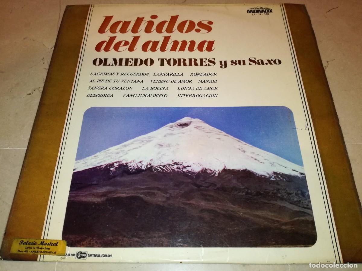 Disques de vinyle: OLMEDO TORRES Y SU SAXO-LATIDOS DEL ALMA-ORIGINAL ECUADOR-MUY RARO