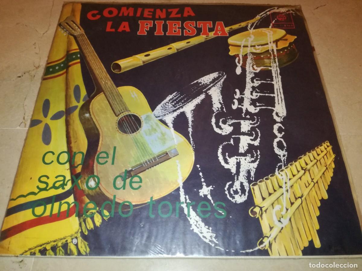 Disques de vinyle: OLMEDO TORRES CON EL CONJ. DE S. BAUTISTA-COMIENZA LA FIESTA-EDICION ECUADOR