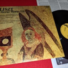 Discos de vinilo: JEUNESSES MUSICALES CHORUS LEHOTKA ORGAN+UGRIN LISZT CHORUS WORKS VII LP 1983 HUNGARY HUNGRIA. Lote 379726799