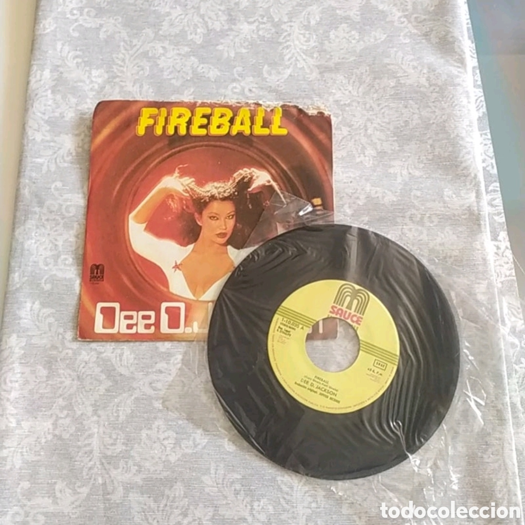 Discos de vinilo: Single Dee D. Jackson. Fireball / Falling into space - Foto 3