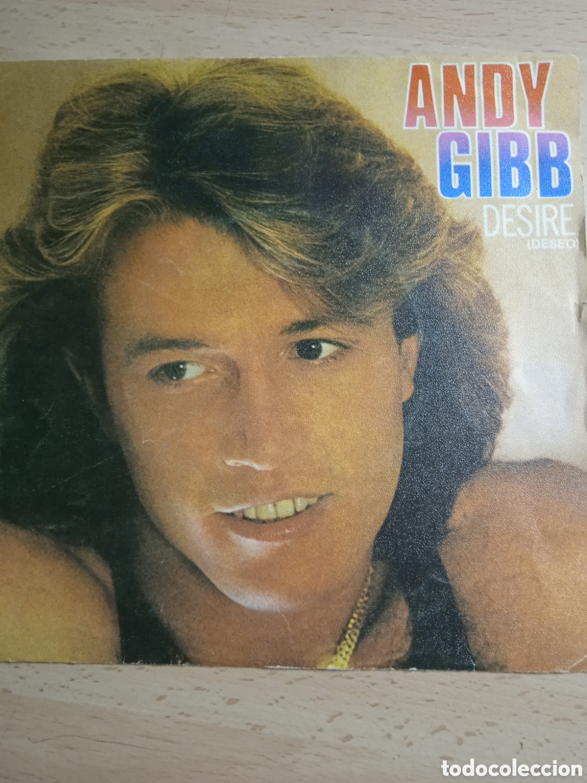 Discos de vinilo: Single 7&rdquo; Andy Gibb 1980. Desire. - Foto 1