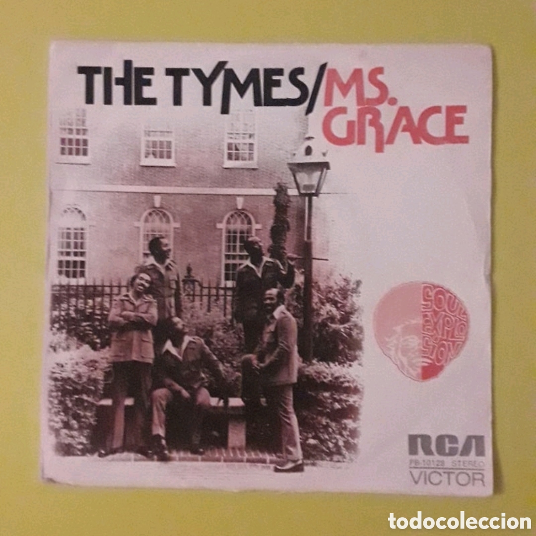 Discos de vinilo: Single The Tymes. Ms. Grace / The Crutch - Foto 1