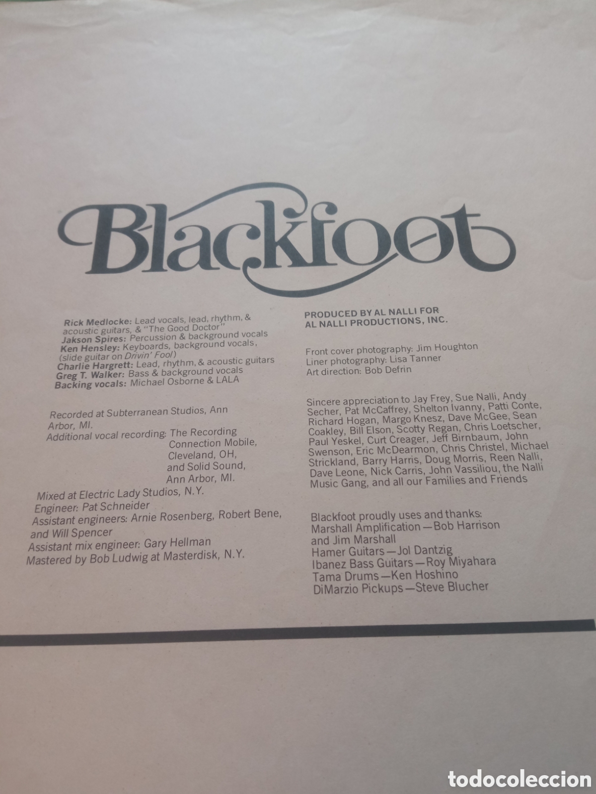 Discos de vinilo: Blackfoot - Siogo Vinilo Lp - Foto 5