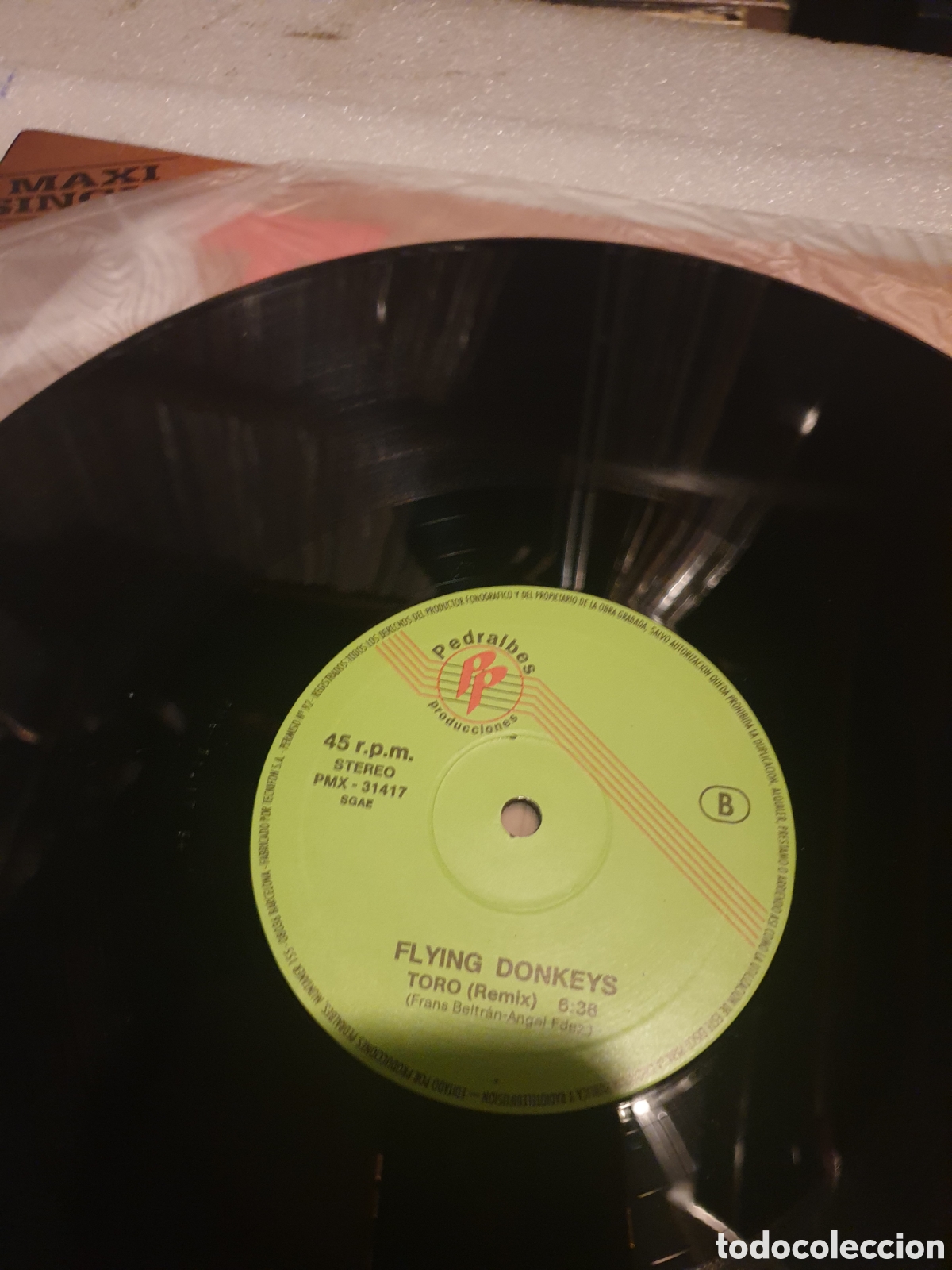Discos de vinilo: Flying donkeys - Toro (bull) - Foto 3