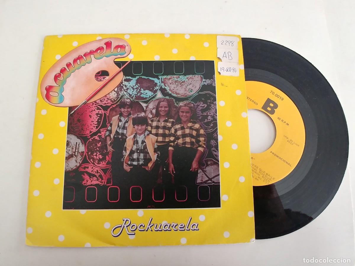 Discos de vinilo: ACUARELA-SINGLE MI PERRO ROCKY - Foto 1