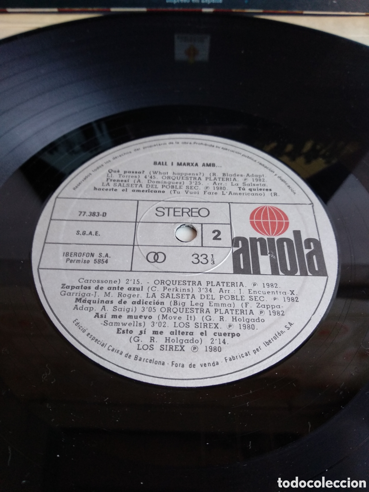 Discos de vinilo: *BALL I MARXA, SPAIN, ARIOLA, 1982 - Foto 4