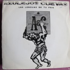 Discos de vinilo: AZULEJOS CUEVAS - LAS LENGUAS DE TU PAIS (SINGLE PROMO ESPAÑOL, AREA RECREATIVA 1991). Lote 379826924