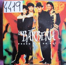 Discos de vinilo: LA BARBERIA - PRESO POR UN MAL (SINGLE PROMO ESPAÑOL, EPIC 1993). Lote 379834894
