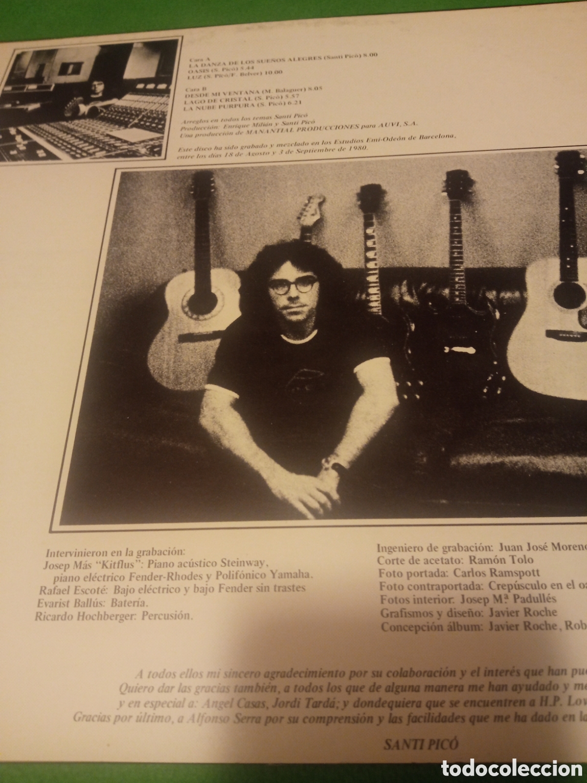 Discos de vinilo: Santi Pic&oacute; - Oasis Vinilo Lp - Foto 4