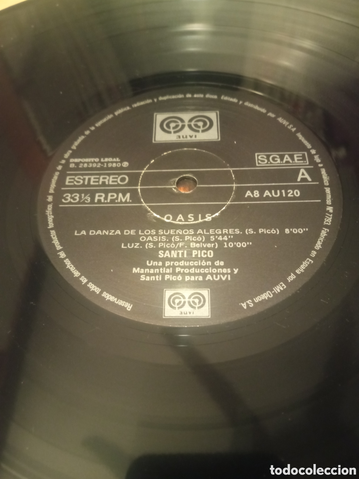 Discos de vinilo: Santi Pic&oacute; - Oasis Vinilo Lp - Foto 5