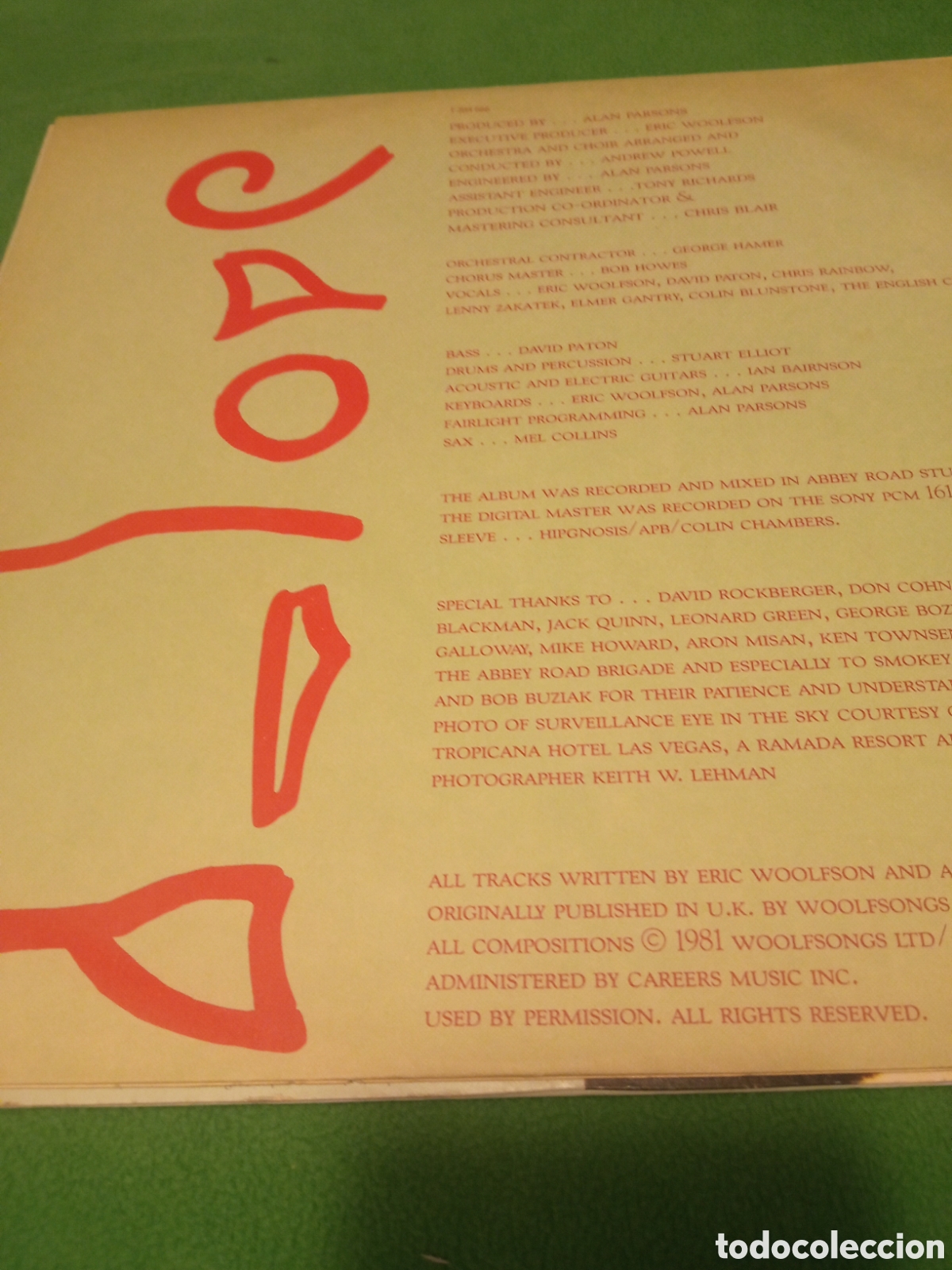 Discos de vinilo: The Alan Parson Project - Eye The Sky - Foto 4