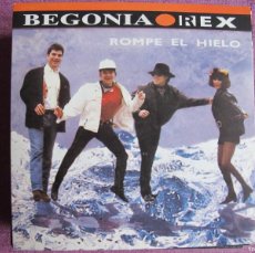 Discos de vinilo: BEGONIA REX - ROMPE EL HIELO (SINGLE PROMO ESPAÑOL, OKAY RECORDS 1992). Lote 379848394