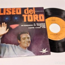 Discos de vinilo: ELISEO DEL TORO / IL SILENZIO + 3 / EP - MARFER-1965 / MBC. ***/***. Lote 379856749