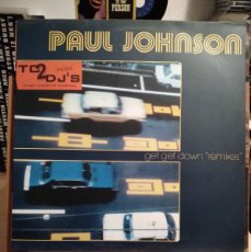 Discos de vinilo: PAUL JOHNSON-GET GET DOWN REMIXES-MAXI SINGLES HOUSE VINILO-. Lote 379869094