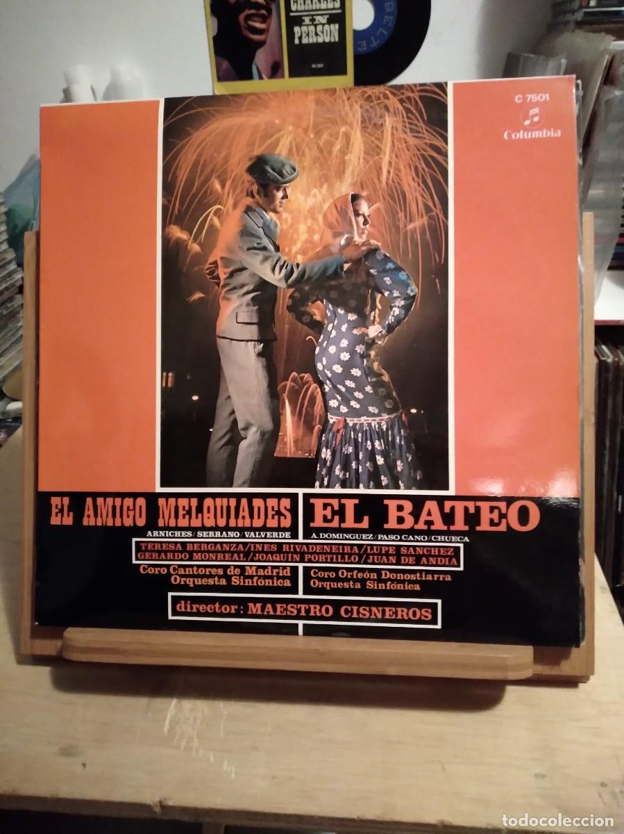 Vinyl records: ORQUESTA SINFONICA-MAESTRO CISNEROS-EL AMIGO MELQUIADES-EL BATEO-