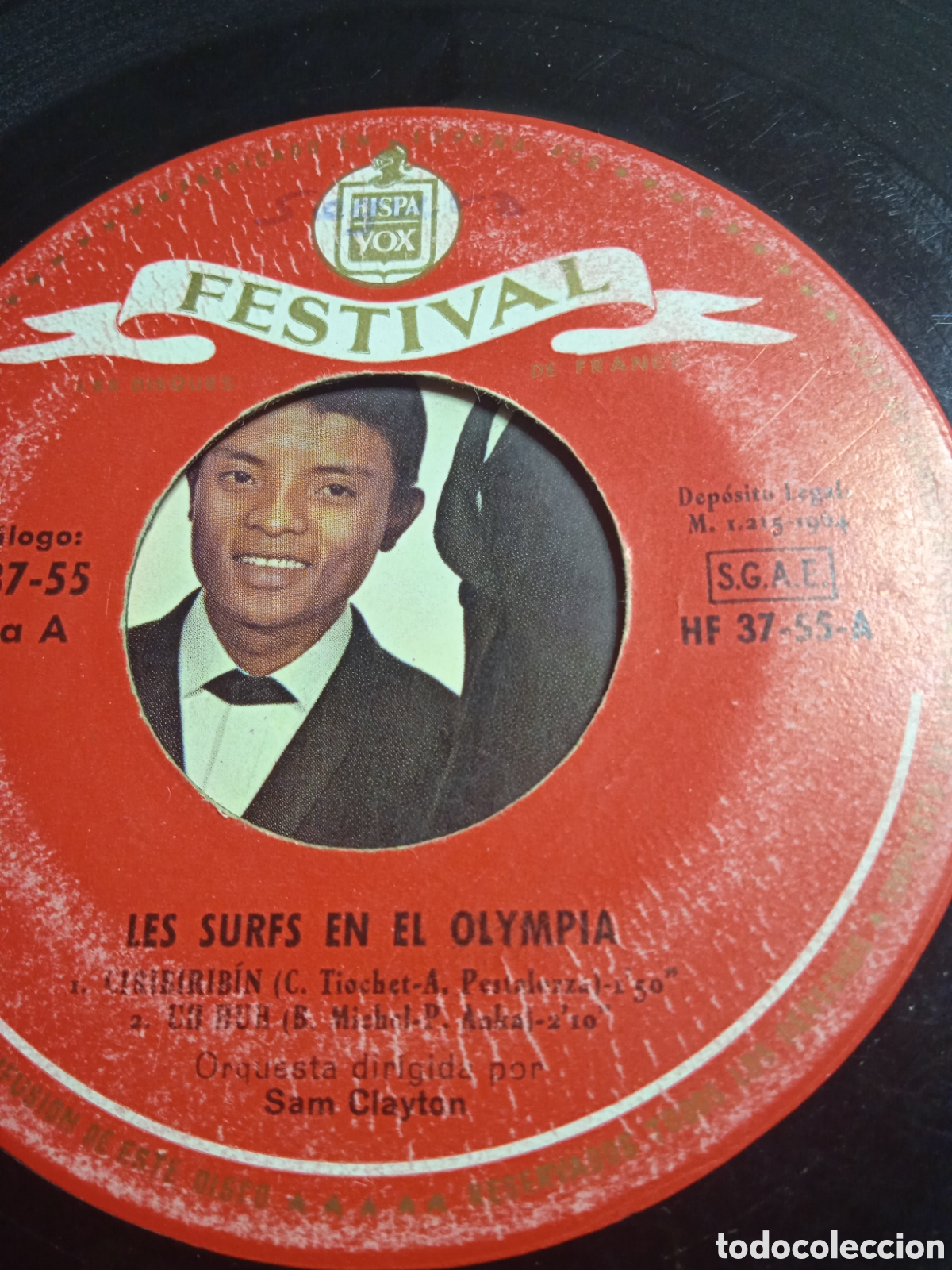 Discos de vinilo: Single 7&rdquo; Los Surfs 1964.Ciribiribin+3 - Foto 3
