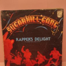 Discos de vinilo: SUGARHILL GANG - RAPPER'S DELIGHT (SHORT AND LONG VERSION) 7” 1980. Lote 380168634