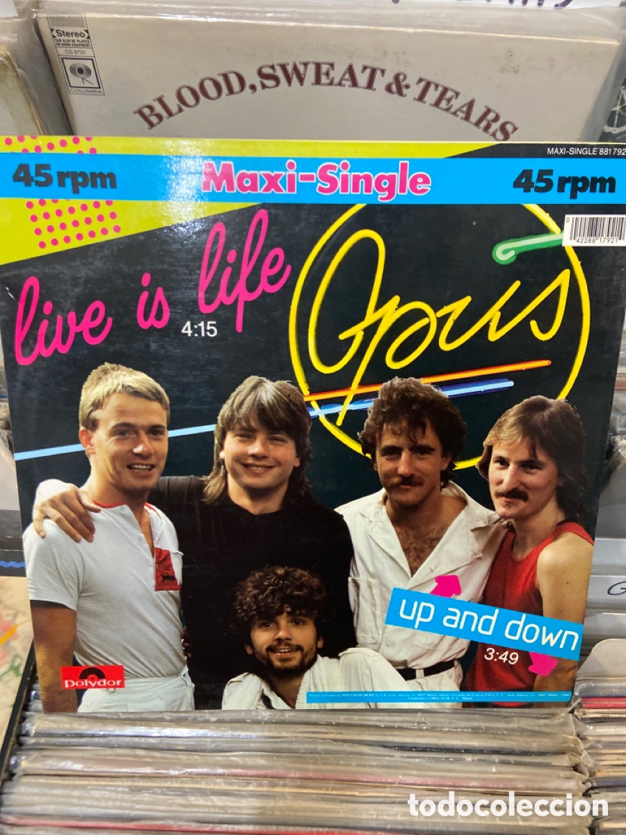 live is life up and down opus - Buy Maxi Singles of Pop-Rock International  of the 80s on todocoleccion