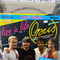 Discos de vinilo: LIVE IS LIFE UP AND DOWN OPUS. Lote 380180779