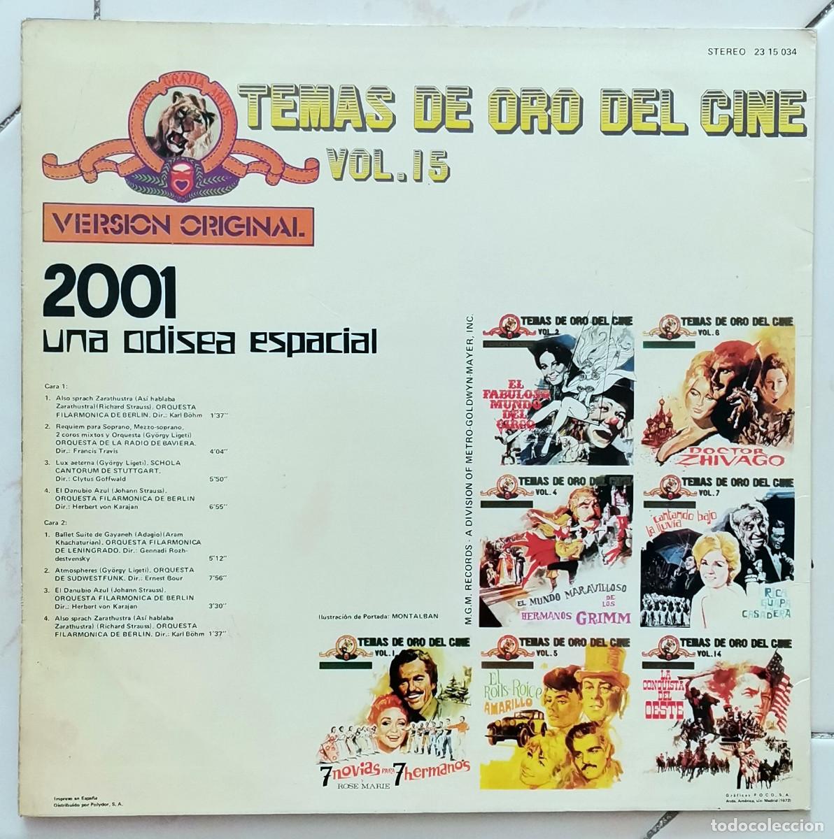 Discos de vinilo: 2001 Una Odisea Espacial LP, Spain 1972 - Foto 2