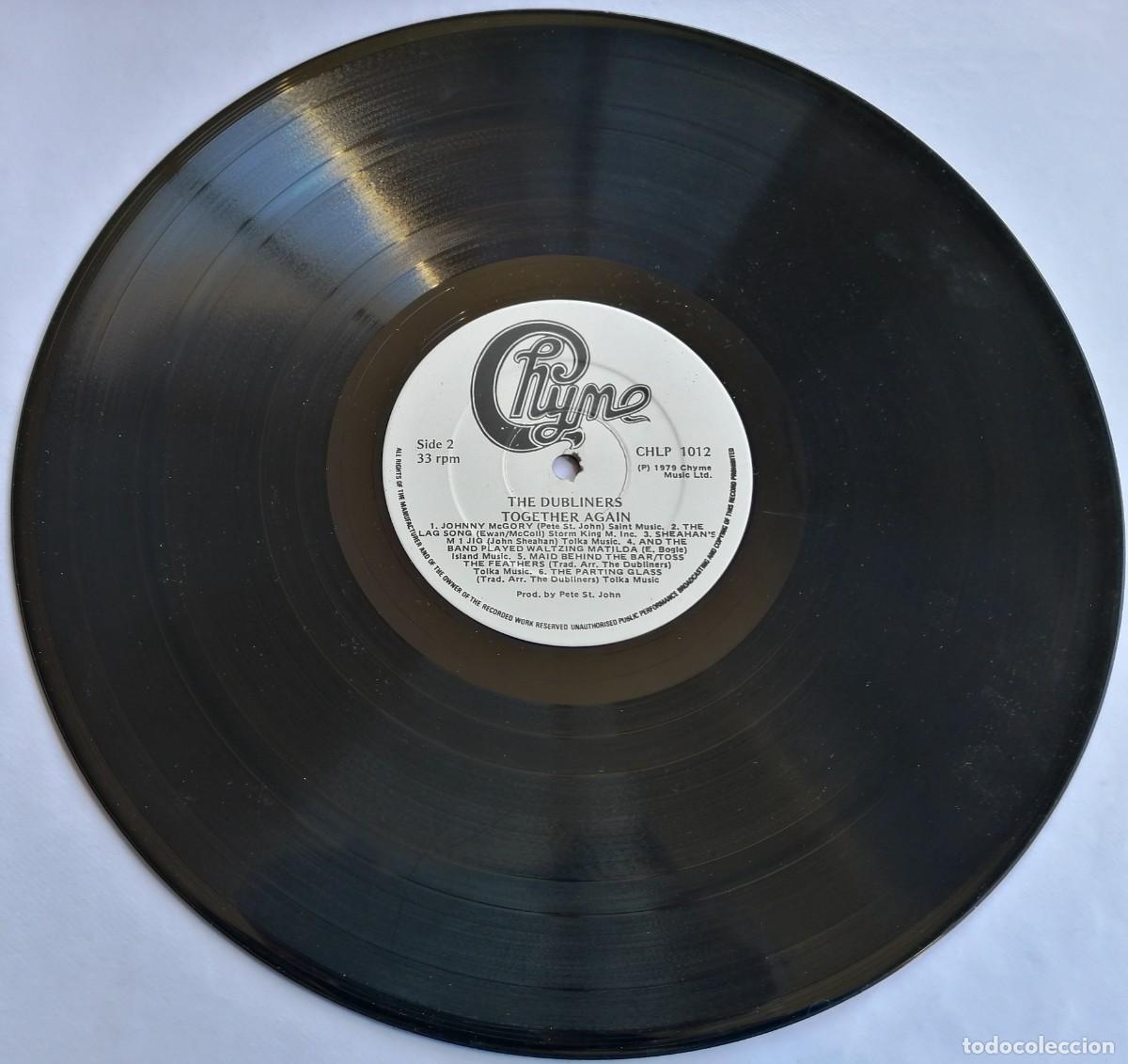 Discos de vinilo: Dubliners, Together Again, Chyme CHLP 1012, IRLANDA - Foto 3